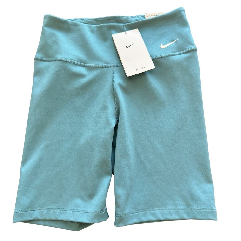New ~ NIKE ONE ~ Women's Mid-Rise 7" Biker Shorts Size XS Ret $40